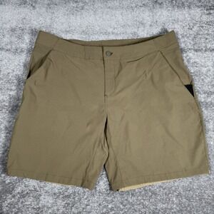 Marmot Mens‎ XXL Nylon Chino Waist Stretch Dark Beige Shorts Hiking Climbing